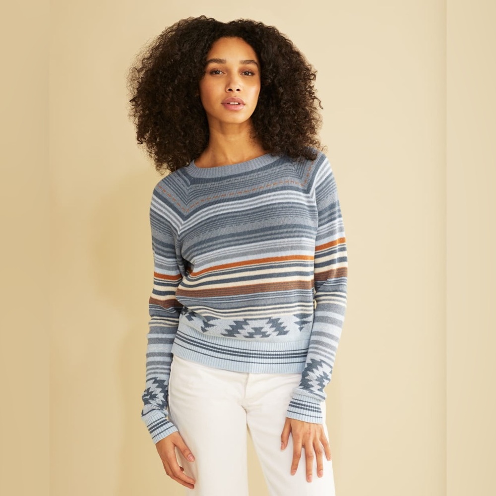 Pendleton Raglan Aztec Multicolor Patterned Crewn… - image 8
